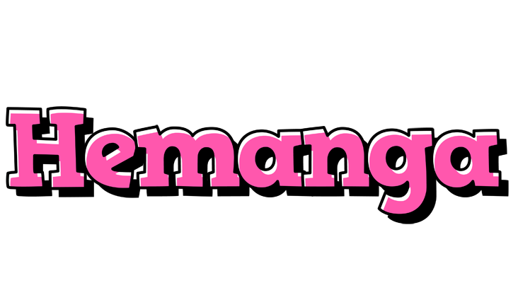 Hemanga girlish logo