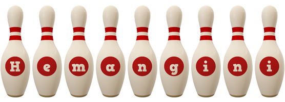 Hemangini bowling-pin logo