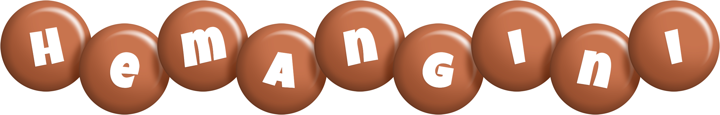 Hemangini candy-brown logo