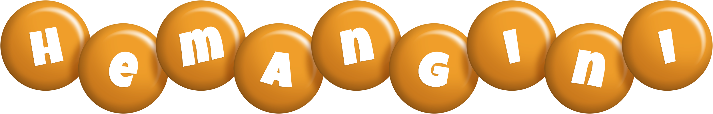 Hemangini candy-orange logo