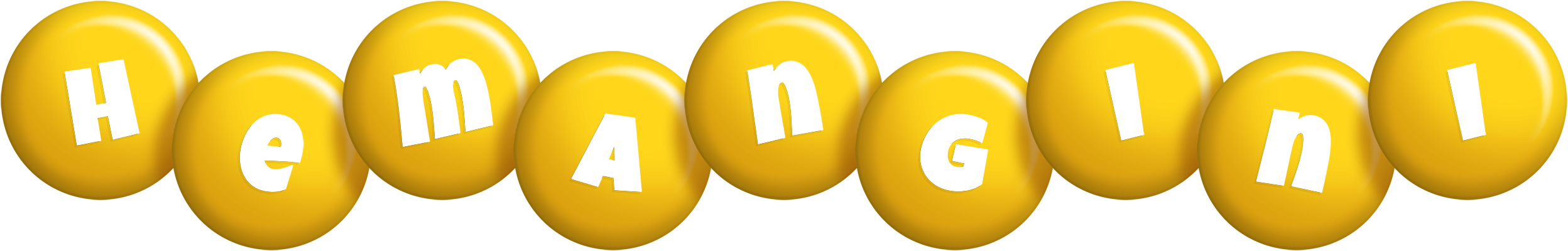 Hemangini candy-yellow logo