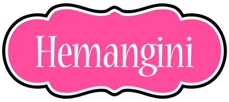 Hemangini invitation logo