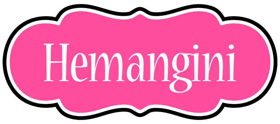 Hemangini invitation logo