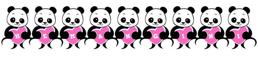 Hemangini love-panda logo