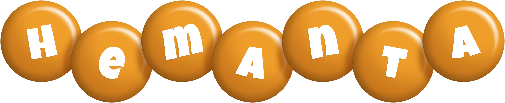 Hemanta candy-orange logo