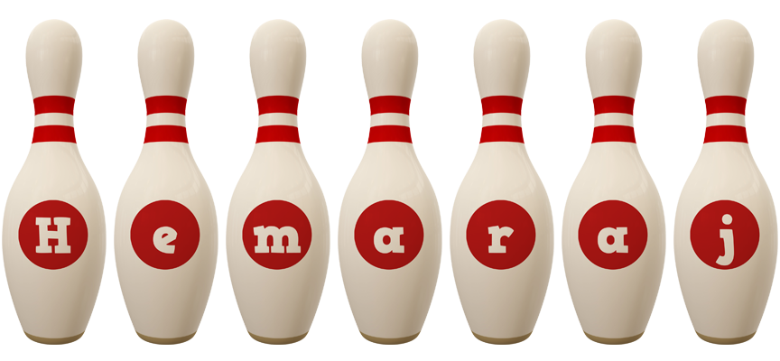 Hemaraj bowling-pin logo