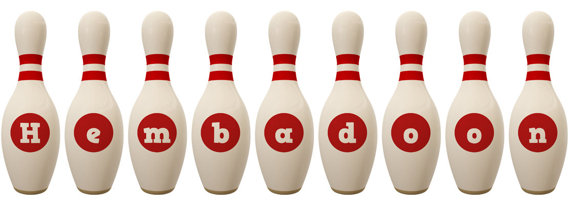 Hembadoon bowling-pin logo