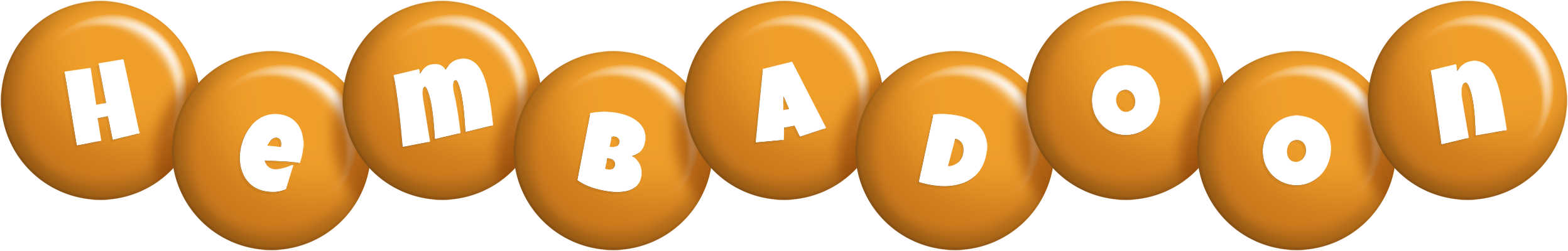 Hembadoon candy-orange logo