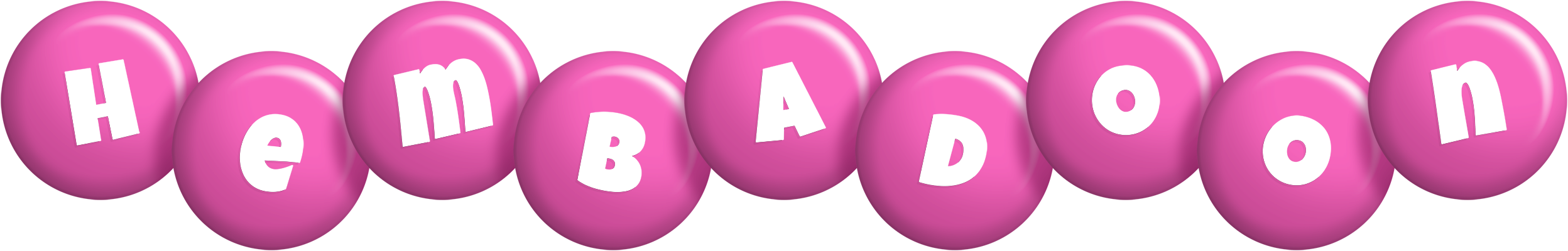 Hembadoon candy-pink logo