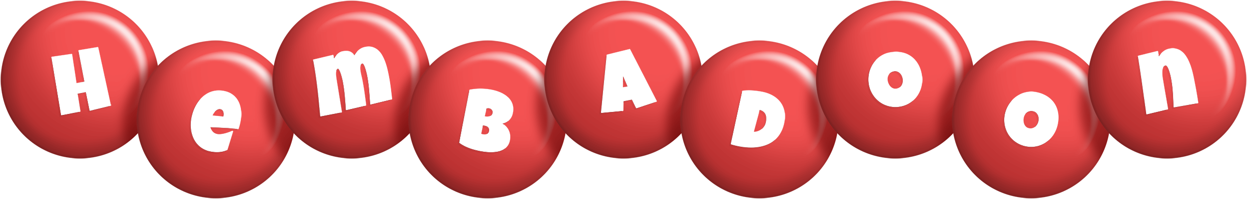 Hembadoon candy-red logo
