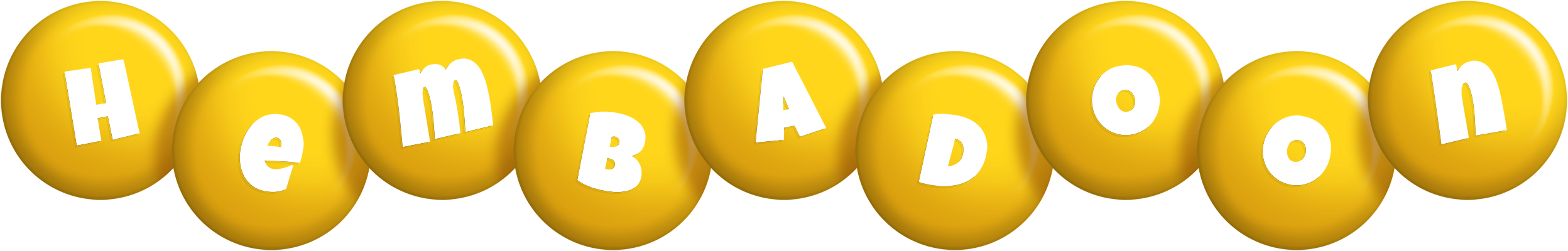 Hembadoon candy-yellow logo
