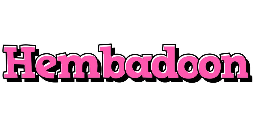 Hembadoon girlish logo