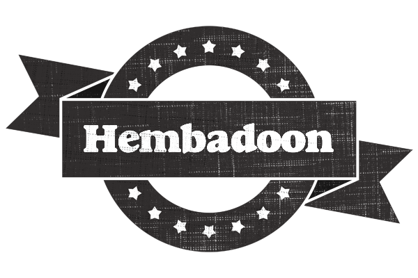 Hembadoon grunge logo
