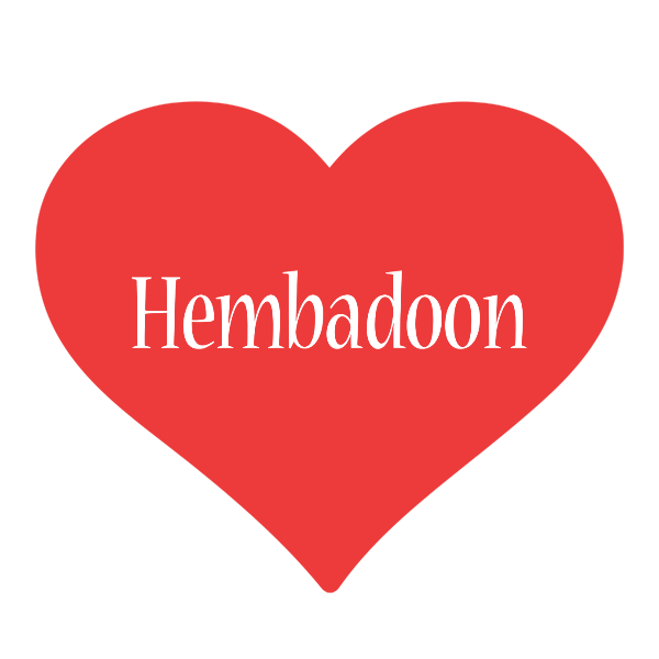 Hembadoon love logo