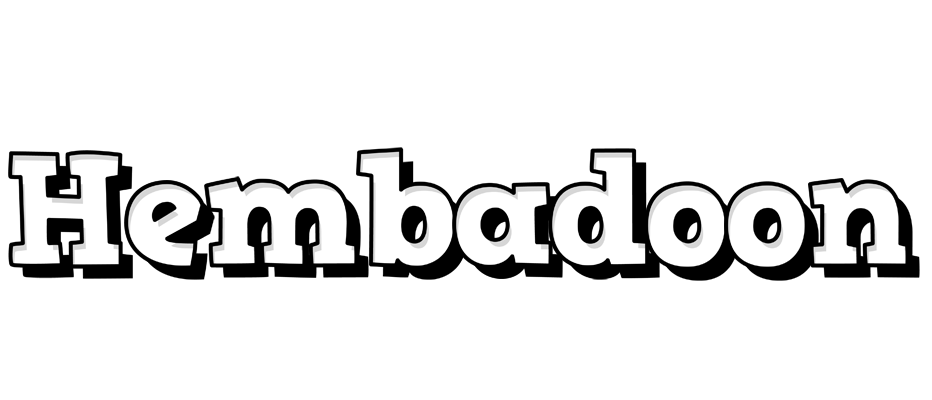 Hembadoon snowing logo