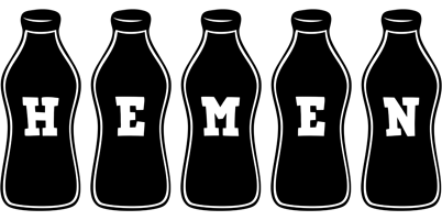 Hemen bottle logo