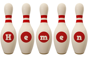 Hemen bowling-pin logo