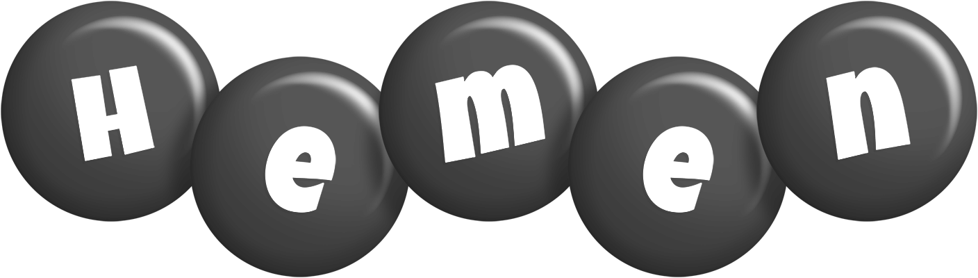 Hemen candy-black logo