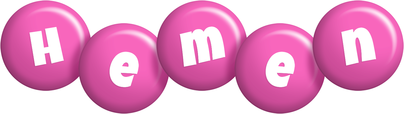 Hemen candy-pink logo