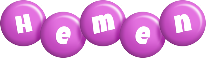 Hemen candy-purple logo