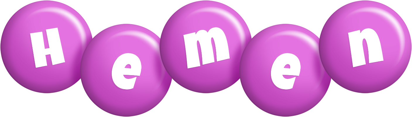 Hemen candy-purple logo