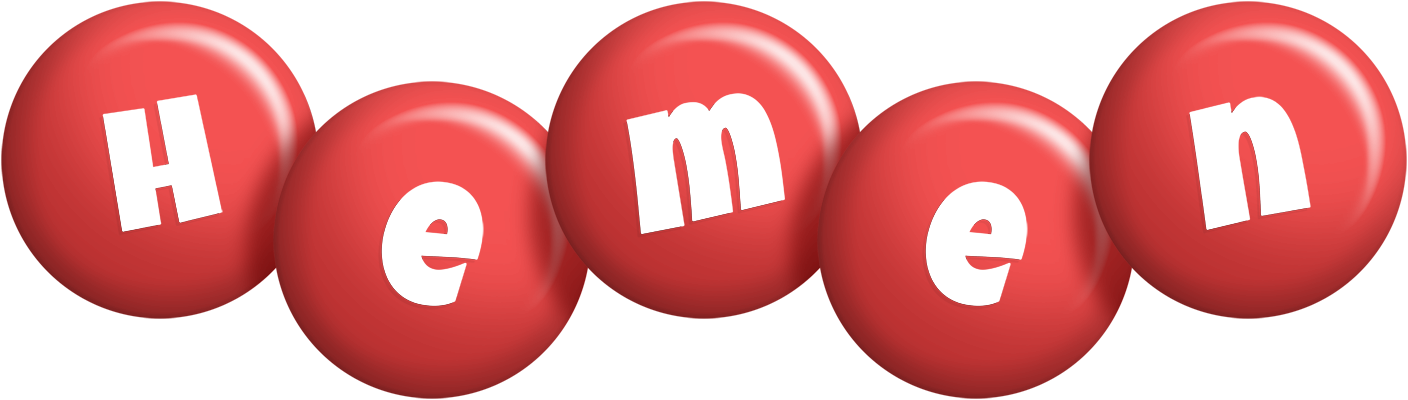 Hemen candy-red logo