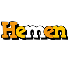 Hemen cartoon logo