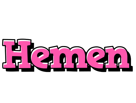 Hemen girlish logo