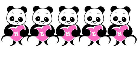 Hemen love-panda logo