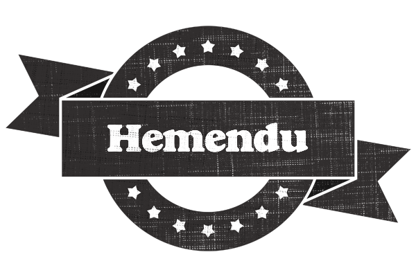 Hemendu grunge logo
