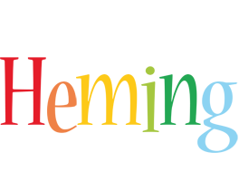 Heming birthday logo