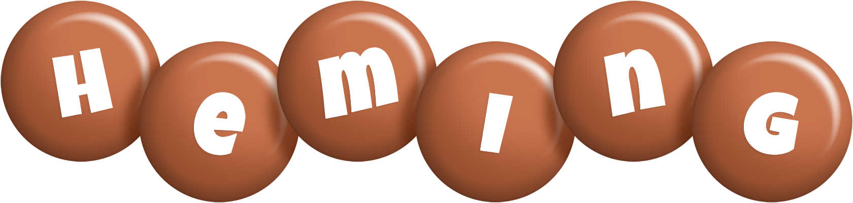 Heming candy-brown logo