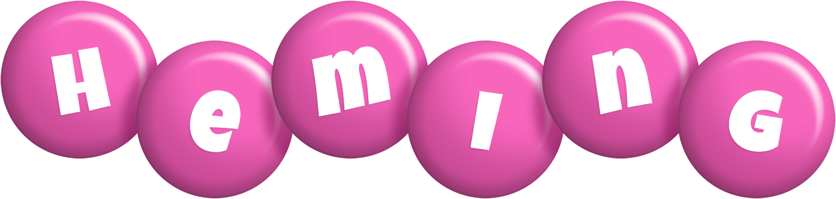 Heming candy-pink logo