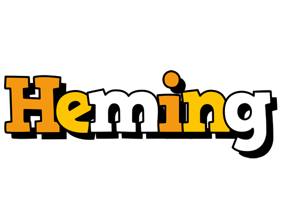 Heming cartoon logo