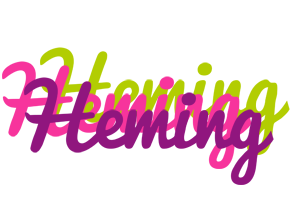 Heming flowers logo