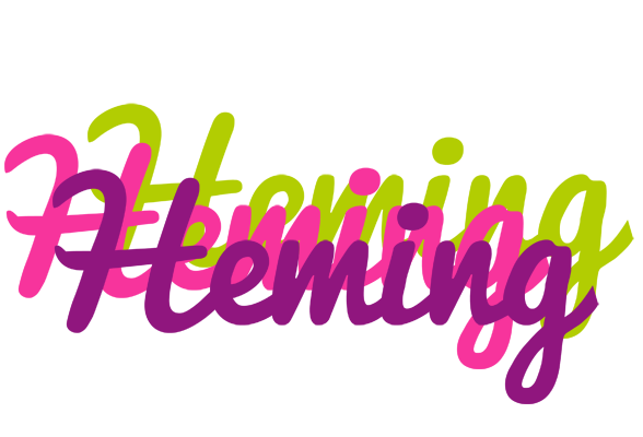 Heming flowers logo