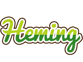 Heming golfing logo