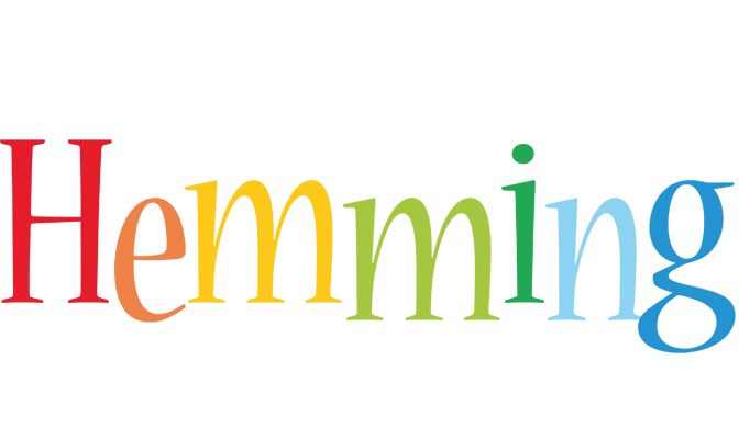 Hemming birthday logo