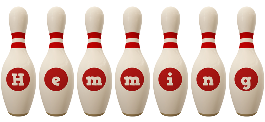Hemming bowling-pin logo