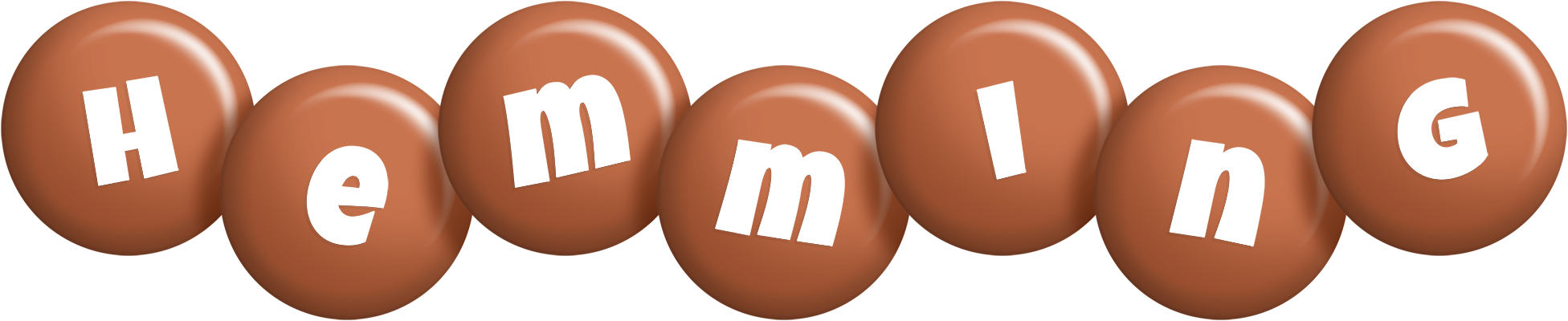Hemming candy-brown logo