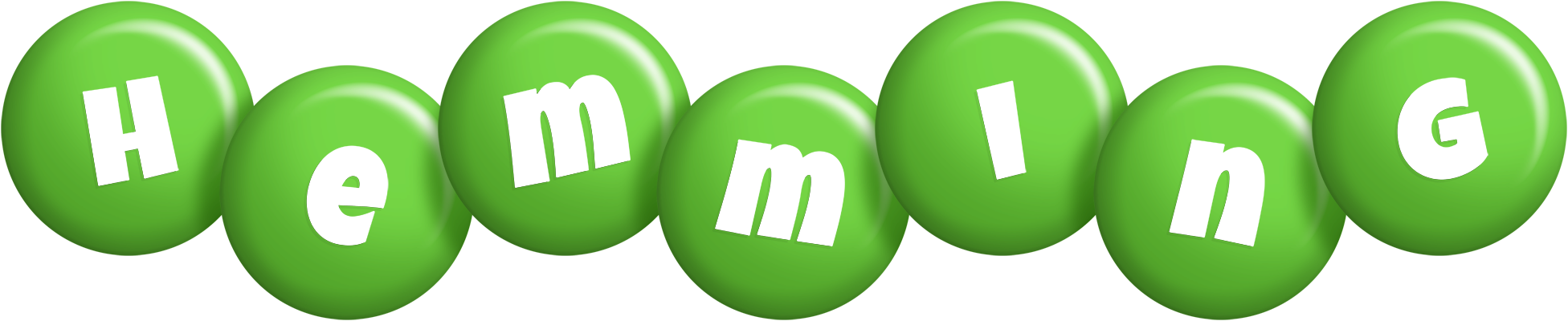 Hemming candy-green logo