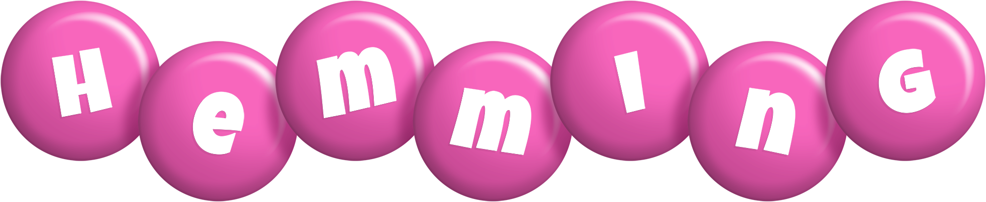 Hemming candy-pink logo
