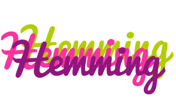 Hemming flowers logo