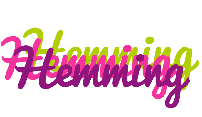 Hemming flowers logo