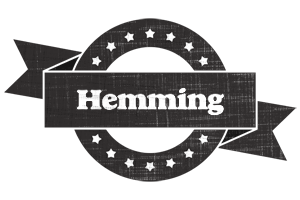 Hemming grunge logo