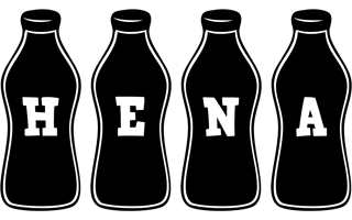Hena bottle logo