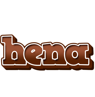 Hena brownie logo