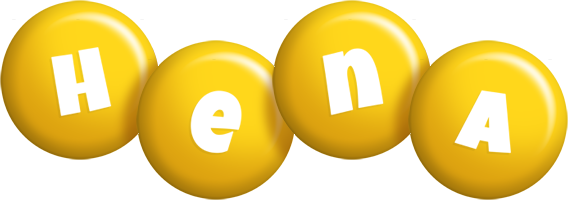 Hena candy-yellow logo