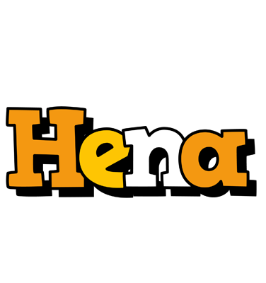 Hena cartoon logo