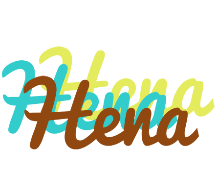 Hena cupcake logo